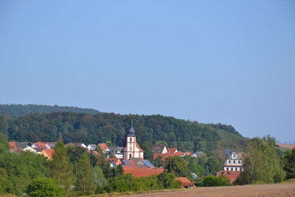 Blick auf Kirchlauter