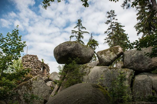 Im Felsenlabyrinth Luisenburg bei Wunsiedel