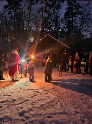 Der Nikolaus an der Raidelhütte