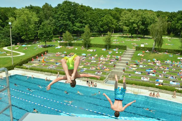 Silvana Freibad Sprungturm