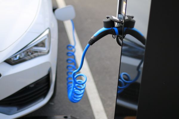 E-Auto-Ladesäule vom Hotel Kaiseralm