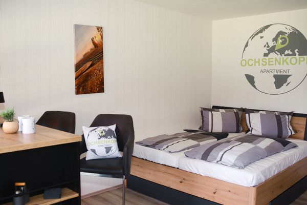 Blick ins Schlafzimmer