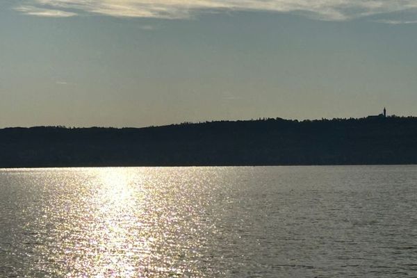 Sonnenaufgang mit Blick auf Andechs