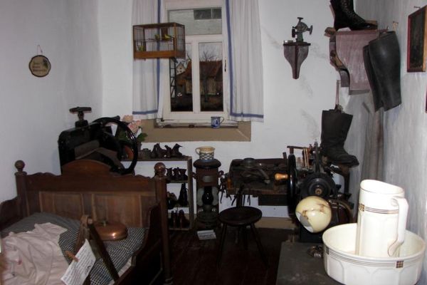 Schusterwerkstatt im Oberzentmuseum