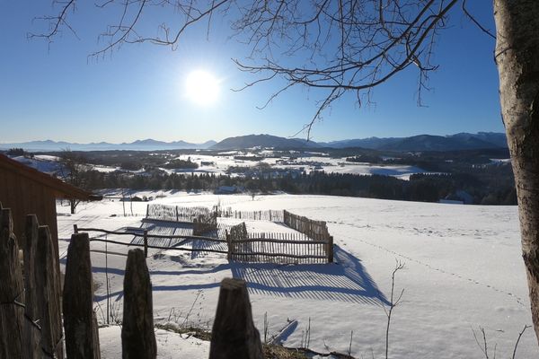 Blick RichtungSüden von der Schönegger Käsealm