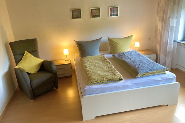 Schlafzimmer - mit Bergblick