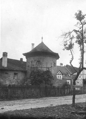Dicker Turm im Jahr 1928