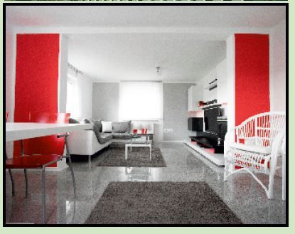 Ferienwohnung Putz - Wohnzimmer