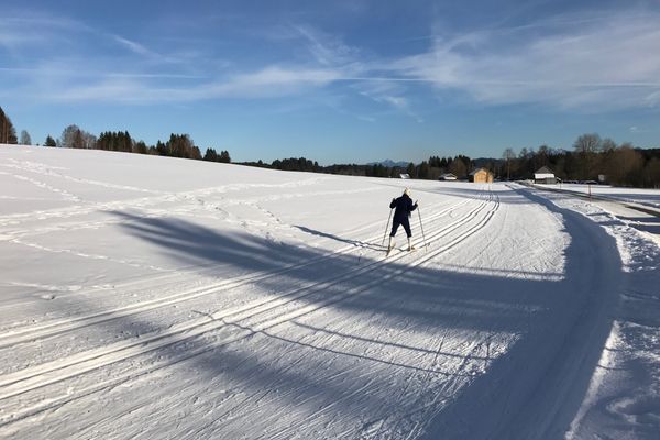 Langlaufloipe Seerunde Bad Bayersoien