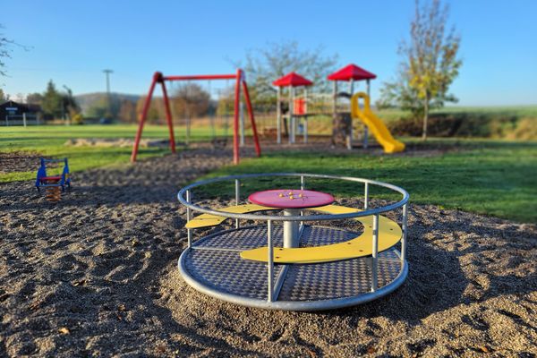 Spielplatz alter Bahnhof Bockenfeld