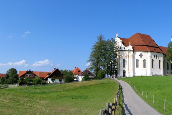 The Wieskirche near Steingaden.