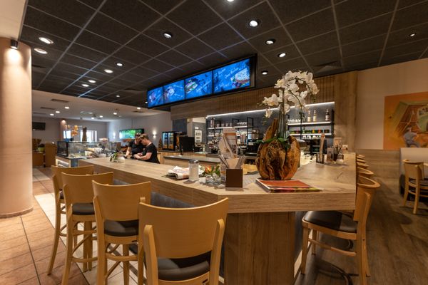Theke im Autohof Thiersheim