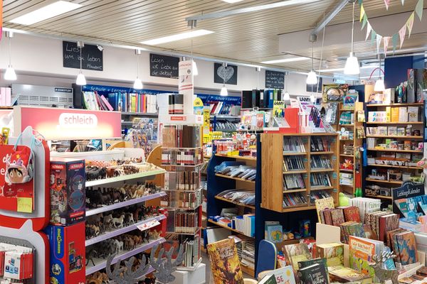 Elkes Buchladen in Schotten Innenansicht