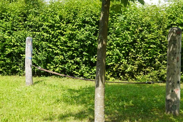 Spielplatz Altenberg: Slackline