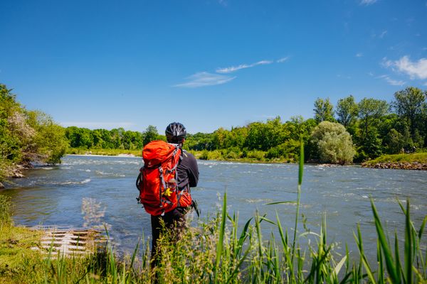 Isarrenaturierung bei Staustufe Landau a.d.Isar