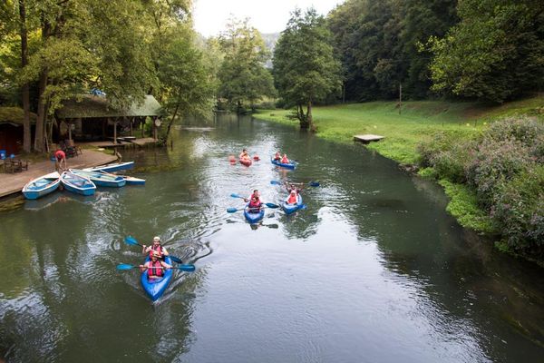 Kajaktour auf der Wiesent
