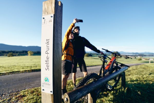 Selfie-Punkt in Steingaden Pfaffenwinkel
