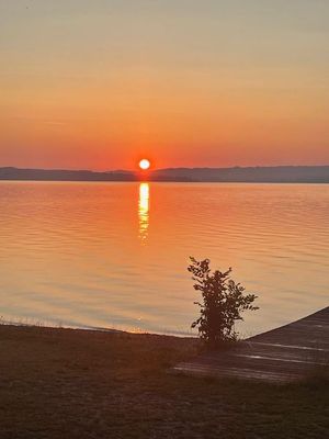 Sonnenaufgang Im Strandbad Riederau