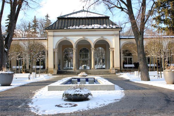Wandelhalle im Winter