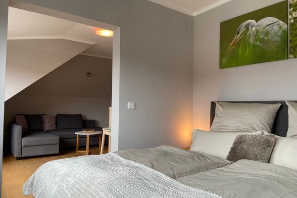 Appartement- und Ferienzimmeranlage "Frau Schmitt" - Schlafbereich