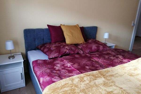 Ferienwohnung im Fachwerkaus – Schlafzimmer