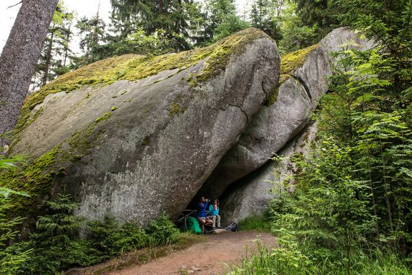 Im Felsenlabyrinth Luisenburg bei Wunsiedel