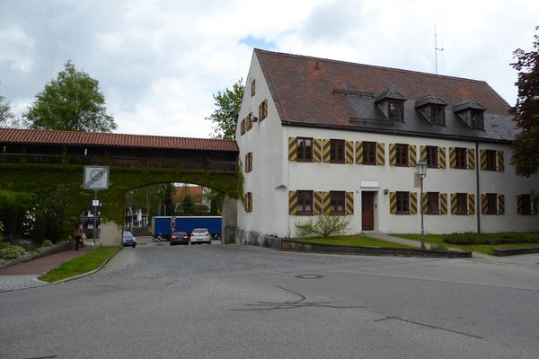 Münzgebäude der Stadt Schongau vor der Restaurierung 2020