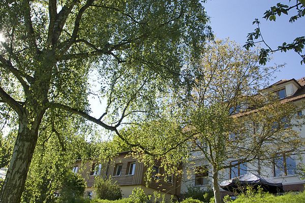 Das Haus vom Garten aus