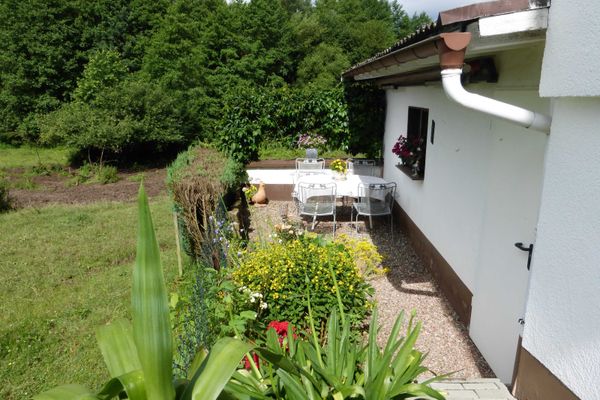 Hausansicht und Freisitz