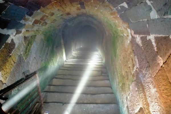 Eingang ins Hofheimer Kellerlabyrinth