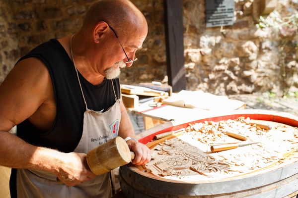 Handwerker auf dem Zunftmarkt Bad Wimpfen