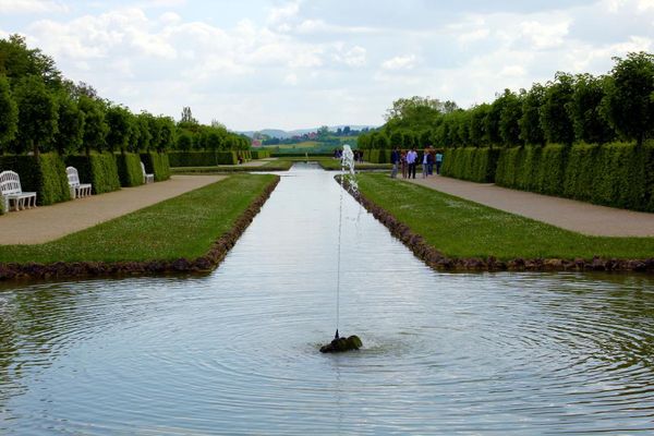ein Teil der Wasserspiele in der Eremitage
