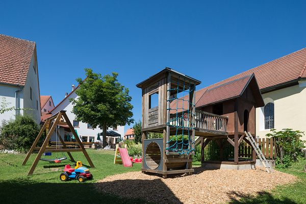 Spielplatz direkt am Biergarten