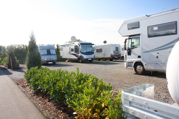 Wohnmobilstellplatz am Goldschmitt-Technik-Center in Walldürn