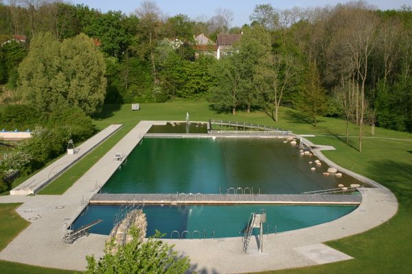 Freibad Luftbild