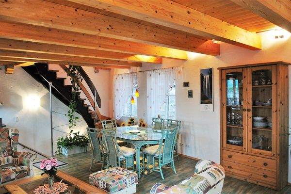Ferienhaus an der Strau, Wohnbereich