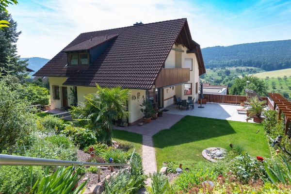 Blick vom Garten aus