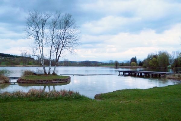 Evening mood at Dietlhofer See.