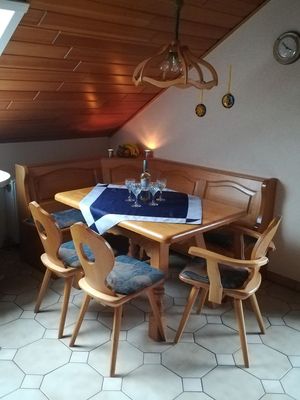 Ferienwohnung Michaela Müller, Essplatz - Ferienwohnung A