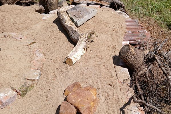 Strukturelemente im Sandarium