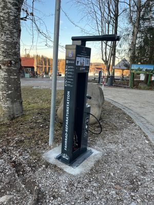 Radservicestation am Soier See