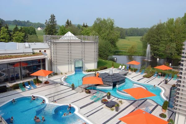 Außenbereich der Therme
