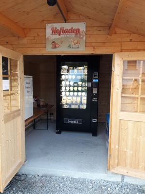 Warenautomat für regionale Produkte Nahansicht
