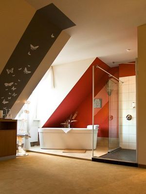 Badezimmer Hotel Stempferhof