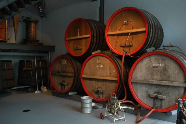 Bayerisches Brauereimuseum - Lagerfässer