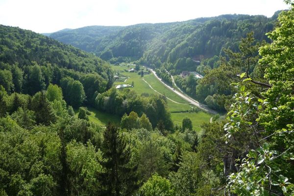Aussicht von der Mittelbergwand