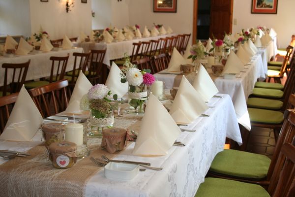 gedeckter Tisch