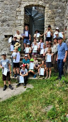 Auszeichnung der Junior Ranger Naturpark Hassberge