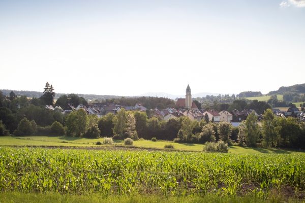 Panoramablick Pechbrunn