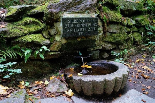 1919 gefasste Silberquelle am Morgensternschacht bei Arzberg